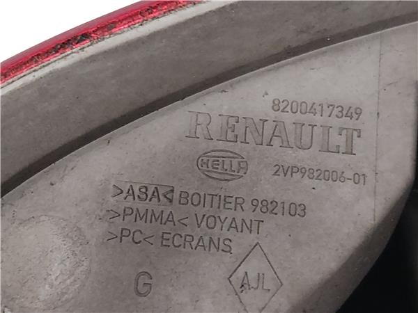 PILOTO TRA. IZDO. Renault megane ii ranchera familiar (km0/1_) 1.9 dCi F9Q 804 F9Q804 8200417349 GRIS Bombilla Faro Izquierdo Lámpara lateral Luz Trasero - Imagen 3