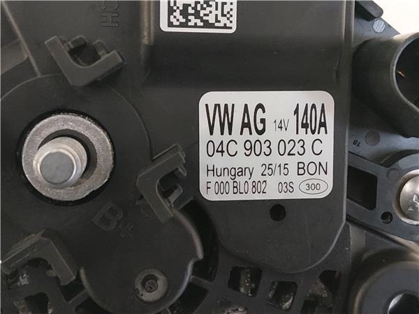 ALTERNADOR Volkswagen polo v (6r1)(06.2009->) 1.0 - #Prov# CHY - #Prov# CHYPROV 04C903023C 4C903023C BLANCO generador QAE - Imagen 3