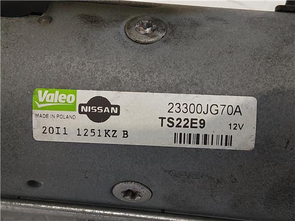MOTOR ARRANQUE Nissan x-trail (t31)(03.2007->) 2.0 dCi M9R TS22E9 GRIS de - Imagen 3