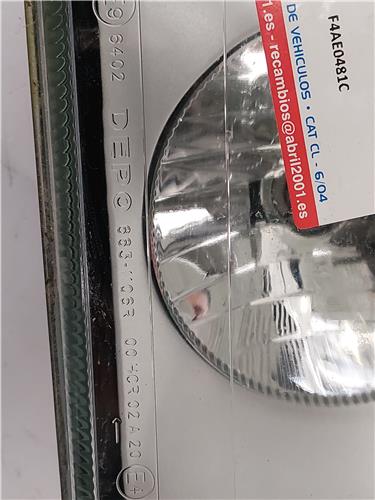 FARO DEL. DCHO Iveco eurocargo 75 E 15 tector, 75 E 15 P tector F4AE0481C 663I106R BLANCO Bombilla Delantero Derecho Faro Lampara Luz - Imagen 3