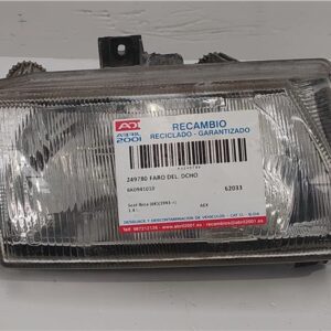 FARO DEL. DCHO Seat ibiza (6k1)(1993->) 1.4 i AEX 6K0941010 BLANCO    Bombillas delanteras Delanteros Derechas Derechos Lámparas luces Luz piloto Pilotos
