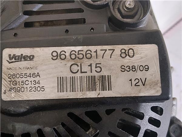 ALTERNADOR Peugeot 207 (2006->) 1.6 HDi 9HX (DV6ATED4) 9HX(DV6ATED4) 9665617780 GRIS ANTRACITA generador - Imagen 3