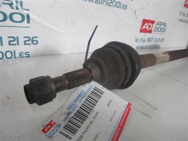 PALIER DEL. DCHO. Citroen c3 (2002->) 1.1 i HFX (TU1JP) HFX(TU1JP) GRIS cardan Delantero Derecho trasmision - Imagen 2