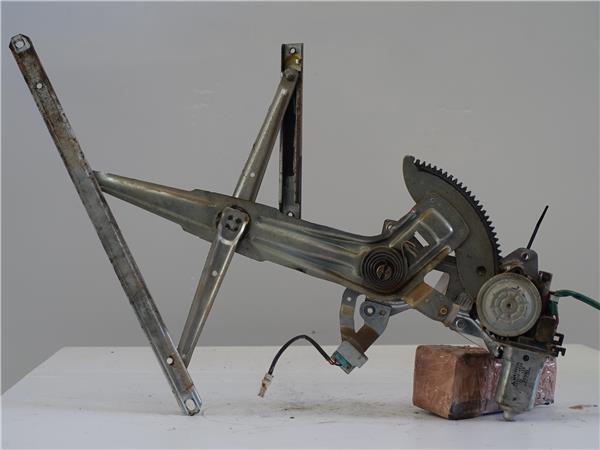 MECANISMO ELEVALUNAS DEL. DCHO. Mitsubishi l 200 (k70)(1996->) 2.5 TD 4x4 (K74T) 4 D 56 TD 4D56TD 062100-5524 621005524 MR144596 GRIS Y VERDE Delanteras delanteros Derechas derechos motor