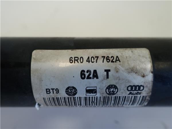 PALIER DEL. DCHO. Seat ibiza berlina (6j5)(06.2008->) 1.6 TDI CAYB 6R0407762A BLANCO cardan Delantero Derecho trasmision - Imagen 4