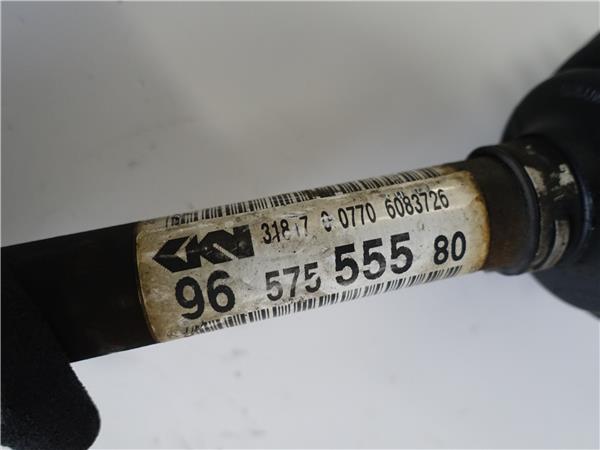 PALIER DEL. DCHO. Citroen c4 picasso (2007->) 2.0 HDi RHJ-DW10BTED4 RHJDW10BTED4 9657555580 AZUL cardan Delantero Derecho trasmision - Imagen 3