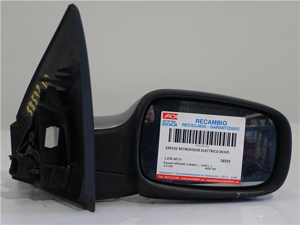 RETROVISOR ELECTRICO DCHO. Renault megane ii (bm0/1_, cm0/1_) 1.6 16V K4M 760 K4M760 1.235.307.0 12353070 GRIS Derecho Espejo