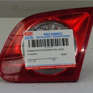 PILOTO INFERIOR TRA. DCHO. Volkswagen passat variant (3c5)(2005->) 2.0 TDI 16V BKP 3C5945094 GRIS KDL