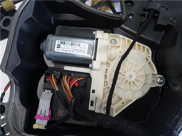 MECANISMO ELEVALUNAS DEL. DCHO. Seat leon (1p1)(05.2005->) 1.9 TDI BLS 1P0837402N NEGRO Delanteras delanteros Derechas derechos motor KBL - Imagen 2