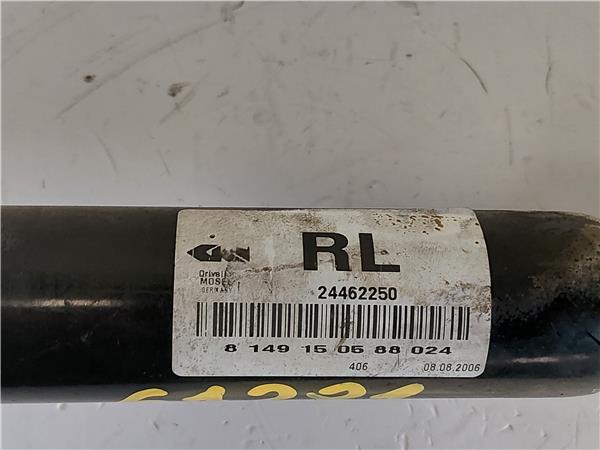 PALIER DEL. DCHO. Opel zafira 1.9 CDTI Z 19 DT Z19DT 24462250 GRIS PLATA cardan Delantero Derecho trasmision - Imagen 4