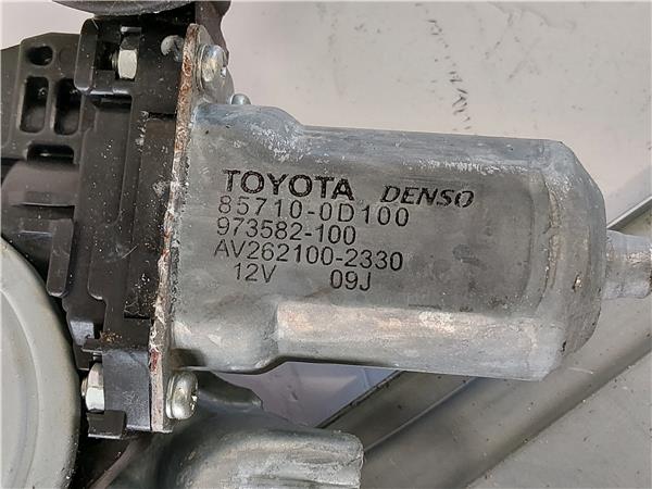 MECANISMO ELEVALUNAS TRA. IZDO. Toyota auris (e15)(10.2006->) 1.6 VVTi 1ZR-FE 1ZRFE 85710-0D100 857100D100 NEGRO Izquierdas izquierdos motor Traseras traseros - Imagen 3