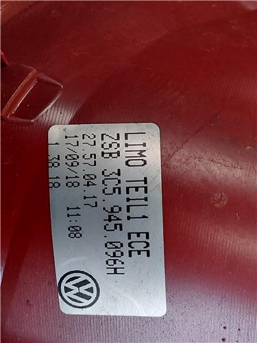 PILOTO TRA. DCHO. Volkswagen passat berlina (3c2)(2005->) 2.0 TDI BMR 3C5945096H NEGRO Bombilla Derecha derecho Faro Lámpara Luz Trasera trasero JPQ - Imagen 3