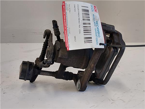 PINZA FRENO TRA. IZDA. Opel astra j 1.4 Turbo A 14 NET A14NET 13467355 GRIS Izquierdas izquierdos pinzas Traseras traseros MZ4