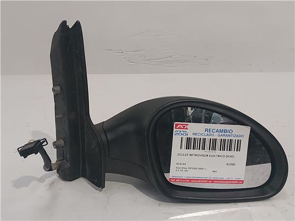 RETROVISOR ELECTRICO DCHO. Seat altea (5p1)(03.2004->) 2.0 TDI 16V BKD 014142 14142 GRIS Derecho Espejo HQM