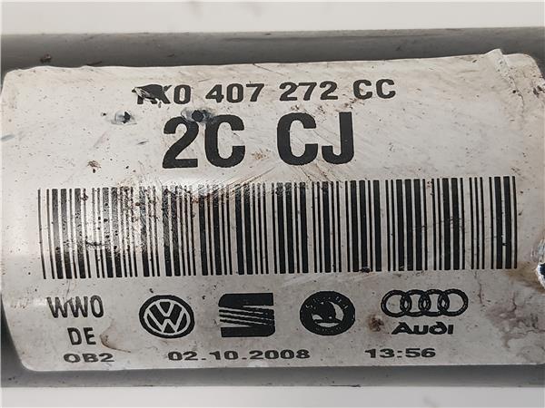 PALIER DEL. DCHO. Skoda octavia combi (1z5)(2004->) 1.9 TDI BXE 1K0407272CC GRIS cardan Delantero Derecho trasmision - Imagen 4