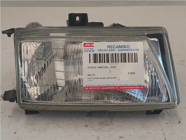 FARO DEL. DCHO Seat cordoba berlina (6k2)(11.1993->) 1.9 D 1Y 085173 85173 GRANATE Bombillas delanteras Delanteros Derechas Derechos Lámparas luces Luz piloto Pilotos