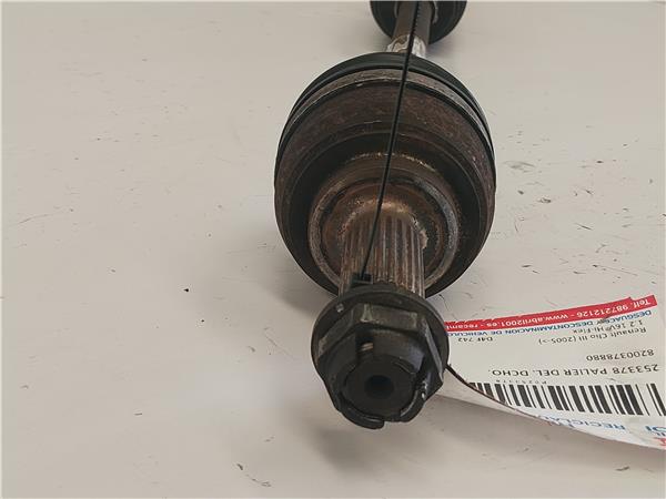 PALIER DEL. DCHO. Renault clio iii (2005->) 1.2 16V Hi-Flex D4F 742 D4F742 8200378880 NEGRO cardan Delantero Derecho trasmision - Imagen 2