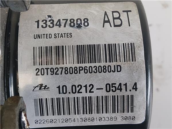 NUCLEO ABS Opel astra j 2.0 CDTI A 20 DTH A20DTH 13347808 BLANCO modulador - Imagen 3
