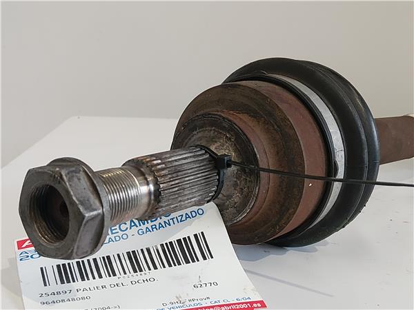 PALIER DEL. DCHO. Peugeot 407 (2004->) 1.6 HDi 110 D-9HZ - #Prov# D9HZPROV 9640848080 NEGRO cardan Delantero Derecho trasmision - Imagen 2