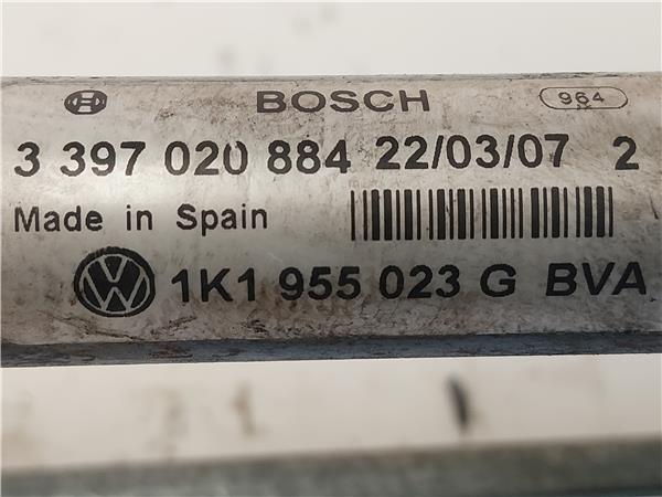 MOTOR LIMPIAPARABRISAS DEL. Volkswagen golf v (1k1)(2003->) 2.0 GTI BWA 1K1955023 ROJO Delanteras delanteros JLW - Imagen 3