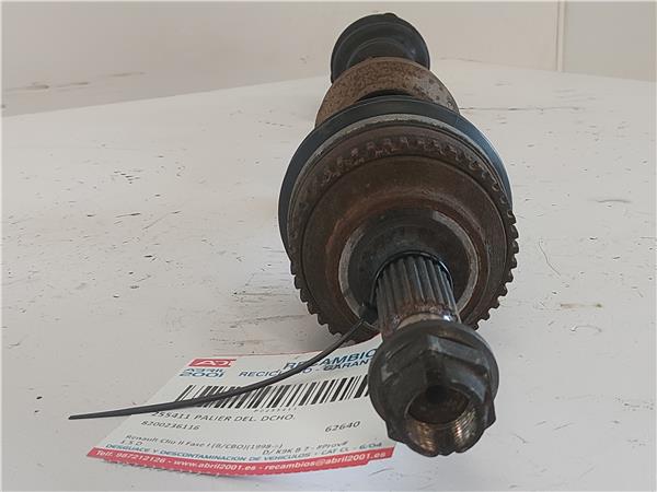 PALIER DEL. DCHO. Renault clio ii fase i (b/cb0)(1998->) 1.5 D D/ K9K B 7 - #Prov# DK9KB7PROV 8200236116 NEGRO cardan Delantero Derecho trasmision - Imagen 2