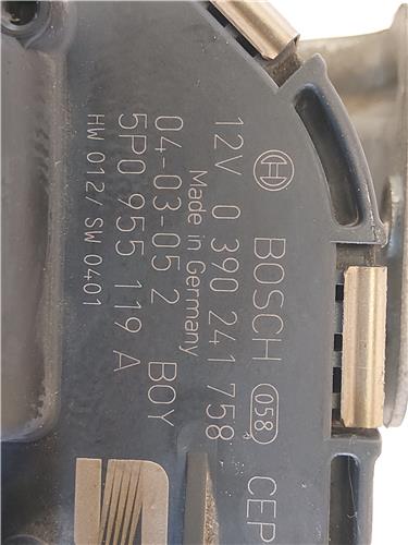 MOTOR LIMPIAPARABRISAS DEL. Seat altea (5p1)(03.2004->) 1.9 TDI BJB 0390241758 390241758 GRIS Delanteras delanteros - Imagen 3