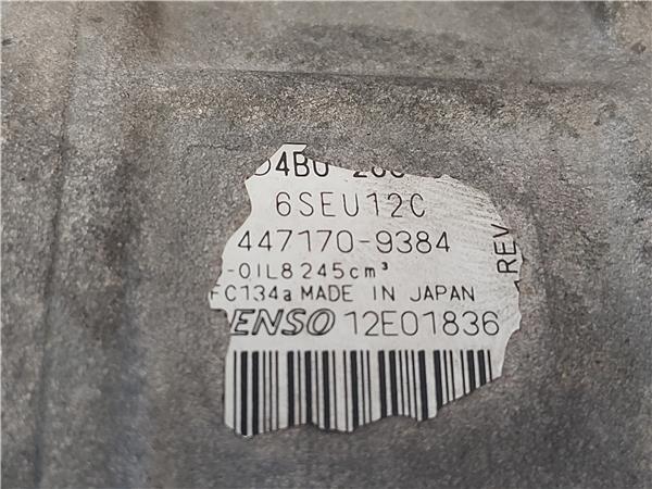 COMPRESOR AIRE ACOND. Audi a6 avant (4b5)(1998->) 2.5 TDI BCZ 4471709384 NEGRO Acondicionado - Imagen 3