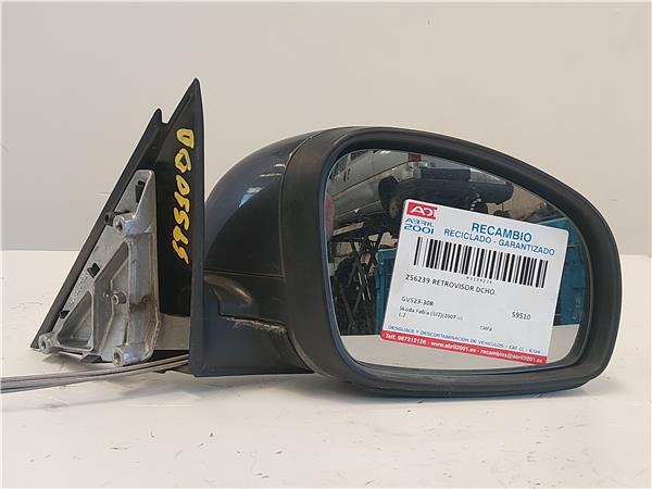 RETROVISOR DCHO. Skoda fabia (5j2)(2007->) 1.2 CHFA GV523-30R GV52330R GRIS Derecho Espejo