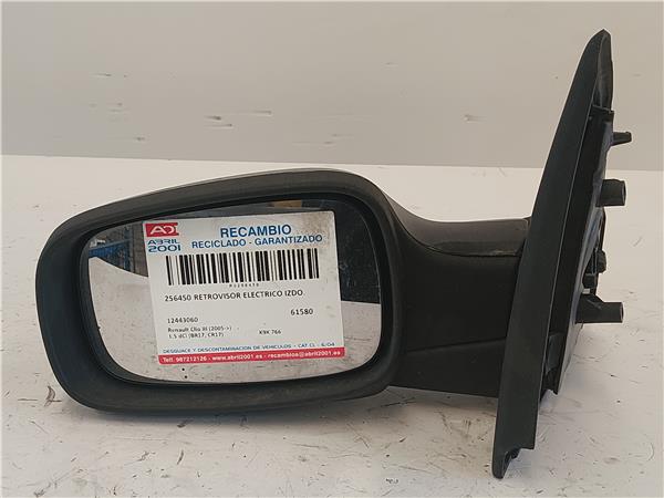 RETROVISOR ELECTRICO IZDO. Renault clio iii (2005->) 1.5 dCi (BR17, CR17) K9K 766 K9K766 12443060 NEGRO Espejo Izquierdo JR5124