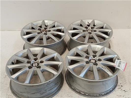 CONJUNTO DE 4 LLANTAS ALUMINIO Seat ibiza berlina (6j5)(06.2008->) 1.2 (G) CGP - #Prov# (G)CGPPROV 6JX15H2ET38 BLANCO - Imagen 2