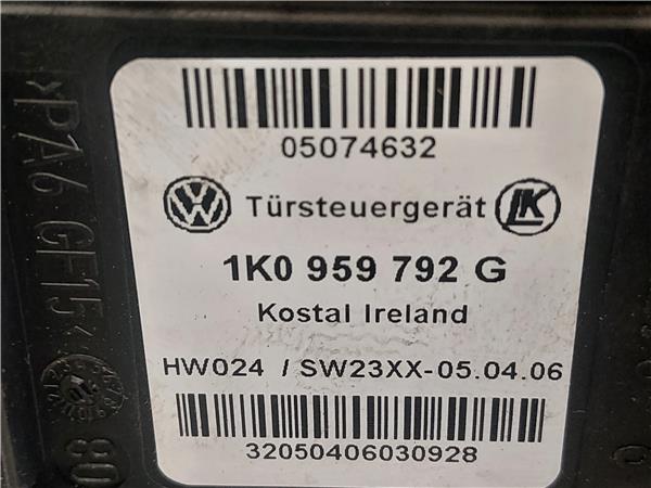MECANISMO ELEVALUNAS DEL. DCHO. Volkswagen touran (1t1)(02.2003->) 2.0 TDI 16V BKD 1K0959792G GRIS Delanteras delanteros Derechas derechos motor - Imagen 3
