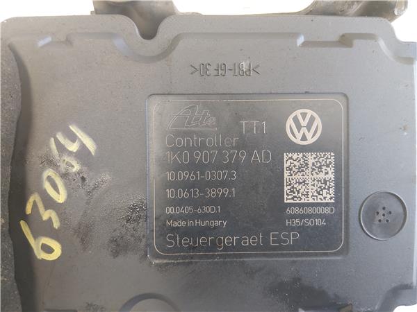 NUCLEO ABS Seat altea xl (5p5)(10.2006->) 1.9 TDI (D) BXE - #Prov# (D)BXEPROV 1K0614517BD AZUL modulador JCX - Imagen 4