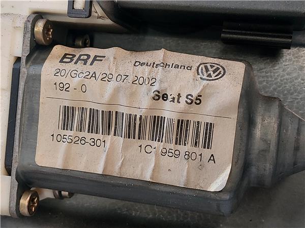 MECANISMO ELEVALUNAS DEL. IZDO. Seat toledo (1m2)(03.1999->) 1.9 TDI ARL 1C1959801A GRIS Delanteras delanteros Izquierdas izquierdos motor - Imagen 3