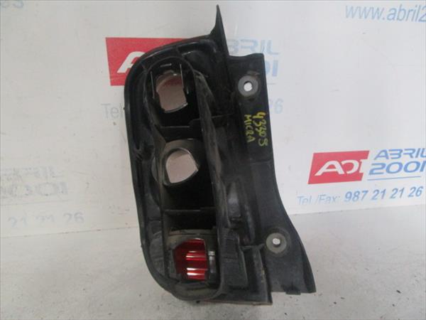 PILOTO TRA. DCHO. Nissan micra (k12e)(11.2002->) 1.2 16V CR12DE GRIS Bombilla Derecha derecho Faro Lámpara Luz Trasera trasero - Imagen 2