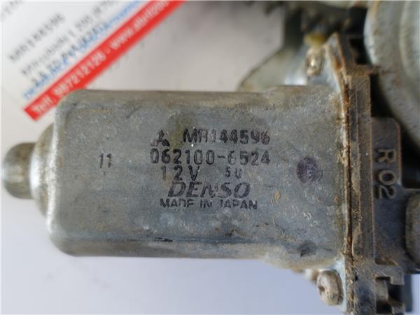 MECANISMO ELEVALUNAS DEL. DCHO. Mitsubishi l 200 (k70)(1996->) 2.5 TD 4x4 (K74T) 4 D 56 TD 4D56TD MR144596 VERDE Y GRIS Delanteras delanteros Derechas derechos motor - Imagen 3