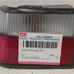 PILOTO TRA. IZDO. Citroen xantia break (1995->) 1.9 TD SX [1,9 Ltr. - 68 kW Turbodiesel (DHX, D8B / XUD9TE)] DHX (XUD9TE) DHX(XUD9TE) 2223 ROJO    Bombilla Faro Izquierdo Lámpara lateral Luz Trasero