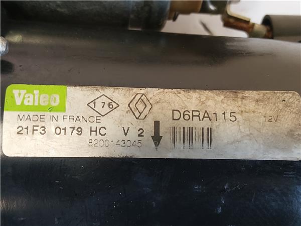 MOTOR ARRANQUE Renault megane i (ba0/1_) 1.9 dTi (BA1U) D/ F9Q Q7 - #Prov# DF9QQ7PROV D6RA115 GRANATE de - Imagen 3