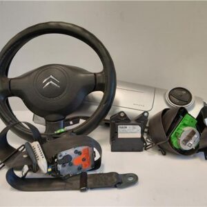 KIT AIRBAG Citroen berlingo furgón (2008->) 1.6 HDi 90 9HX (DV6ATED4) 9HX(DV6ATED4) NEGRO