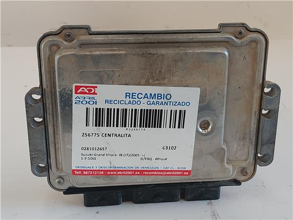 CENTRALITA Suzuki grand vitara (jb/jt)(2005->) 1.9 DDiS D/F9Q - #Prov# DF9QPROV 0281012657 281012657 GRIS uce