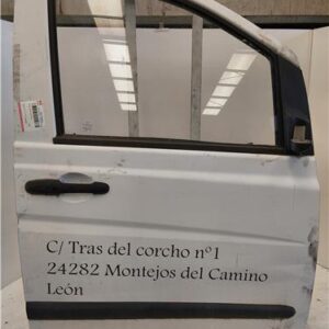PUERTA DEL. DCHA. Mercedes-Benz vito / mixto furgón (w639) 109 CDi OM 646.981 OM646981 BLANCO    Delanteras delanteros Derechas derechos