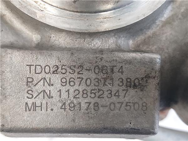 TURBO Citroen berlingo combi (2008->) 1.6 HDi 75 9HT (DV6BTED4) 9HT(DV6BTED4) 9670371380 BLANCO compresor TURBOCOMPRESOR 20DP48 - Imagen 3