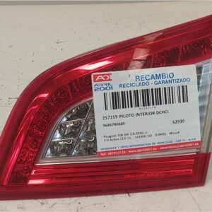 PILOTO INTERIOR DCHO. Peugeot 508 sw (10.2010->) 2.0 Active [2,0 Ltr. - 103 kW 16V HDi FAP] D-RH01 - #Prov# DRH01PROV 9686780680 NEGRO    Derechas derechos