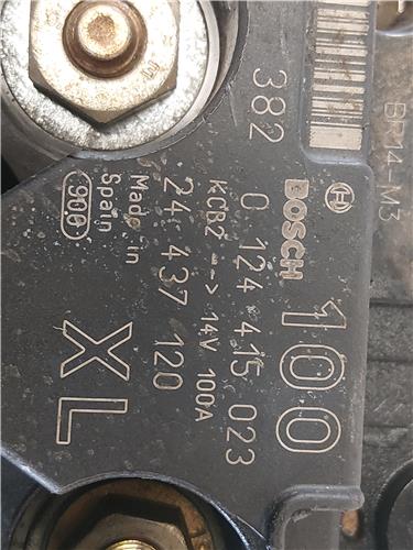 ALTERNADOR Opel corsa c (2000->) 1.2 Z 12 XE Z12XE 0124415023 124415023 GRANATE generador - Imagen 3