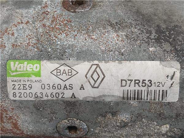 MOTOR ARRANQUE Nissan primastar furgón (x83) dCi 150 G9U 632 G9U632 8200634602A VERDE Y BLANCO de - Imagen 3