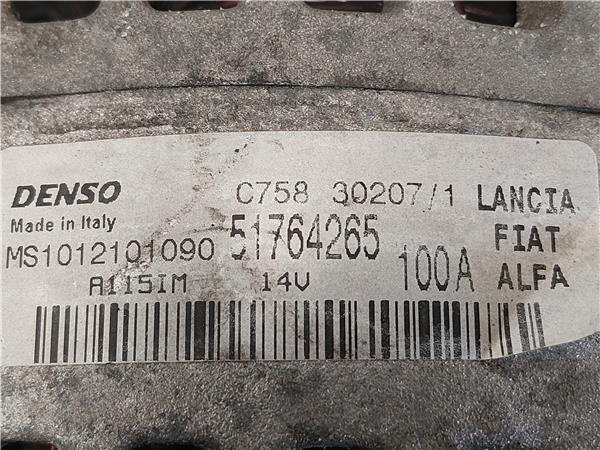 ALTERNADOR Fiat ii bravo (198)(2007->) 1.9 D Multijet 937 A5.000 937A5000 51764265 GRANATE generador - Imagen 3
