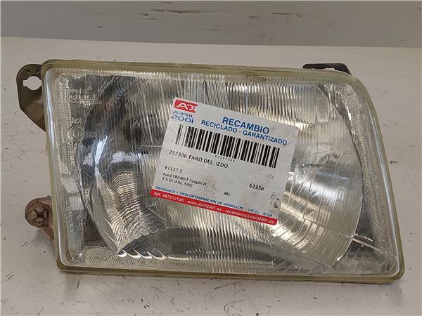 FARO DEL. IZDO. Ford transit furgón (e_ _) 2.5 DI (EAL, EAS) 4BC E1127.5 E11275 BLANCO Bombillas Delanteras delanteros Izquierdas izquierdos Lámparas luces Luz Pilotos