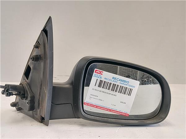 RETROVISOR DCHO. Opel corsa c (2000->) 1.2 Z 12 XE Z12XE 24420304 GRANATE Derecho Espejo