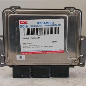 CENTRALITA Peugeot 208 (01.2012->) 1.4 Access [1,4 Ltr. - 50 kW HDi FAP] 8H01 - #Prov# 8H01PROV 0281030545 281030545 BLANCO    uce 20CQ66