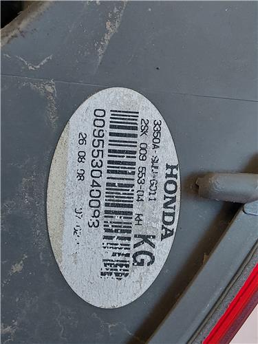 PILOTO TRA. DCHO. Honda cr-v iii 2.0 i R20A2 009553040083 9553040083 GRIS Bombilla Derecha derecho Faro Lámpara Luz Trasera trasero - Imagen 3