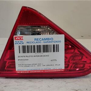 PILOTO INTERIOR DCHO. Audi a5 sportback (8t)(05.2009->) 2.0 TDI (105kW) [2,0 Ltr. - 105 kW 16V TDI] CAH  VERSION A - #Prov# CAHVERSIONAPROV 8T0945094A BLANCO    Derechas derechos